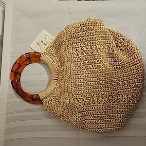 Studio Collection Knit Tote Handle Bag New!!!